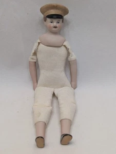 Vintage 6" Reproduction Dollhouse Doll Chauffeur No Damage Signed VN 74 c1970s - Picture 1 of 10