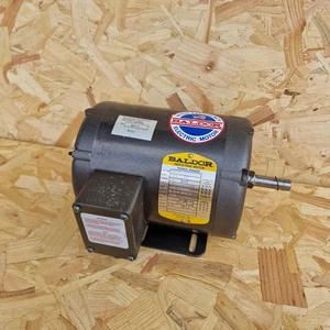 Baldor M3154 1.5HP 3-Phase Electric Motor 1725RPM From Working Lathe UK Stock - Picture 1 of 18