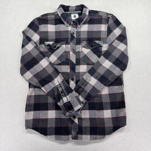 Element Shirt Mens Small Plaid Flannel Button Up Long Sleeve Casual Y2K - Picture 1 of 18