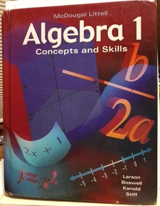 McDougal Littell ALGEBRA 1 Concepts and Skills - 2004 Textbook Hardback - Picture 1 of 2