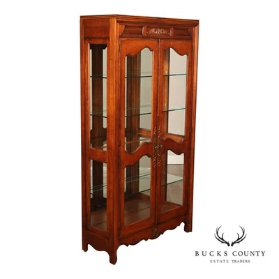 Gabinete de curiosidades estilo francés colección castillo blanco nogal americano Foto 1 de 4