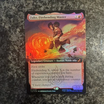Zuko, Firebending Master Extended FOIL MTG Avatar: TLA  - Image 1 of 2