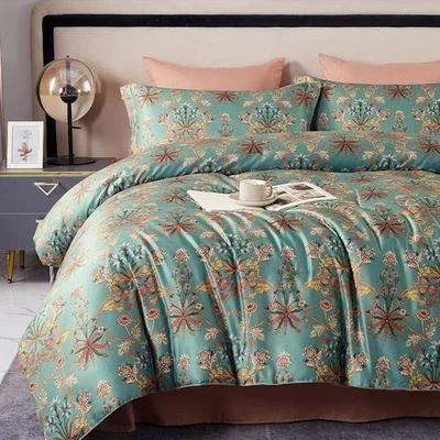 Bohemian Floral King Comforter Set Soft Microfiber Cozy Bedding 3-Piece Set New - Изображение 1 из 4