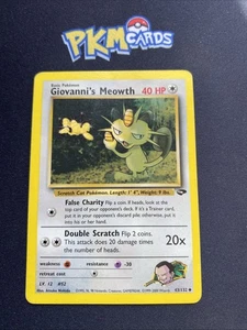 Pokemon TCG Giovanni's Meowth Gym Challenge 43/132 Regular MP. - Bild 1 von 3