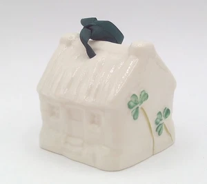 Vintage Belleek Fifth Edition Small Cottage Bell Ornament - Picture 1 of 8