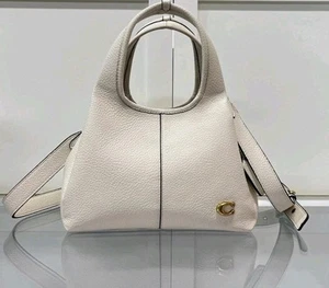 Sac à main Coach Lana Cuir Beige Neuf - Imagen 1 de 7