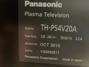 TVs 4 Panasonic 50 Inch - Picture 1 of 10