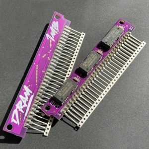 2pcs PurpleRAM new 2MB kit (2x1MB) 70ns parity 30pin SIPP low profile memory mod - Picture 1 of 3