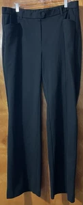 J Jill Hose Damen XL Ponte weites Bein schwarz Stretch gebraucht, in einwandfreiem Zustand Taschenausschnitte - Bild 1 von 7