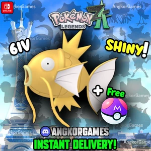 ✨ Shiny Magikarp ✨ 6IV ✨ Low level ✨ Pokemon Legends ZA - Picture 1 of 3