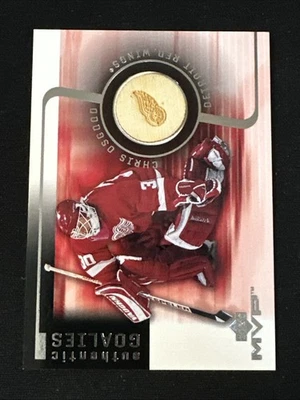 2001-02 Upper Deck MVP Authentic Goalie Sticks G-CO Chris Osgood Red Wings - Image 1 of 2