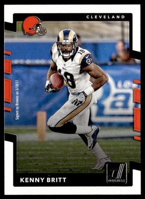 2017 Donruss Kenny Britt Cleveland Browns #81 - Image 1 of 2