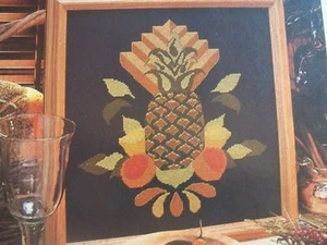 Pineapple Composition Fruit OOP Magazine Cross Stitch PATTERN (G) - Picture 1 of 1