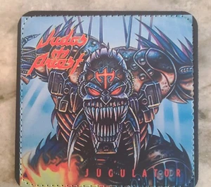 Judas Priest: Jugulator 4 pollici x 4 pollici SOTTOBICCHIERI IN PELLE NUOVI - Foto 1 di 15