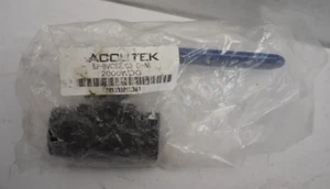 Accutek 2 Piece Ball Valve 52-BVCS2203-D-NI 2000 WOG Full Port 1/2" Pipe - Picture 1 of 5
