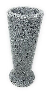 Optimum Memorial Slim Cemetery Flower Vase, Light Grey Granite, Plastic • 56.40€