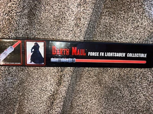 Star Wars Darth Maul Battle Damaged Force FX Lightsaber Signature Series 🔥 - Picture 1 of 12