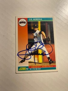 San Francisco Giants GIL HEREDIA Signed Card