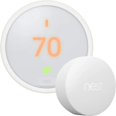 Google Nest Thermostat E - White (T4000ES) - Image 1 of 4