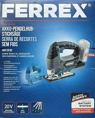 FERREX FAPS 20 N2 Akku Pendelhubstichsäge Pendelhub Stichsäge ohne Akku Ladegerä