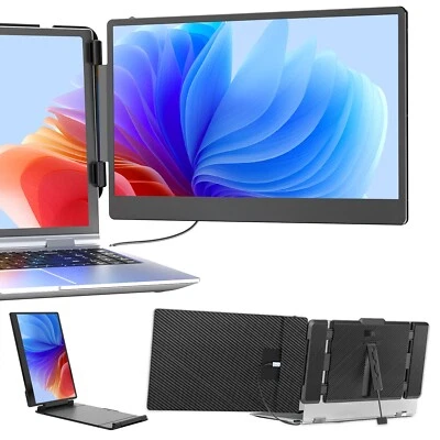 KEFEYA S1 14" Dual Portable Laptop Screen Extender, Laptop Monitor Extender