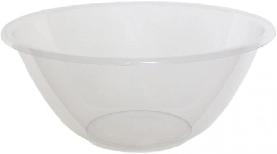 Mixing Bowl Multipurpose Mixing Bowl Clear Plastic Kitchen Mixing Bowl Tub 15cm - Image 1 of 4