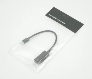 Mini-DisplayPort (DP) to HDMI Female Adapter Cable For MAC Macbook Pro Air Black - Picture 1 of 3