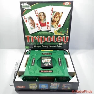 Tripoley Diamond Edition Card Game - Michigan Rummy Hearts Poker (Ideal, 2010) - Picture 1 of 6