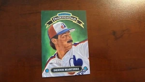 1991 DONRUSS DIAMOND KINGS # DK-24 DENNIS MARTINEZ BASEBALL CARD - Picture 1 of 2