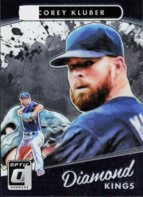 2017 Donruss Optic Corey Kluber #8  Baseball  Cleveland Indians  DK - Image 1 of 2