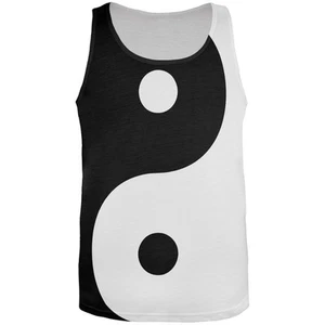 Ying Yang All Over Adult Tank Top - Picture 1 of 1