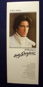 BOBBY DEERFIELD 14X36 ORIGINAL UNUSED ROLLED MOVIE POSTER INSERT 1977 AL PACINO - Picture 1 of 1