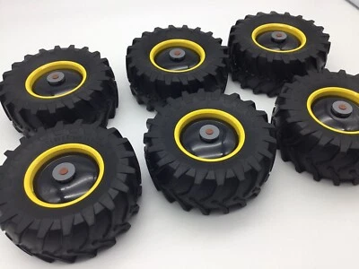 6x LEGO® Technic Reifen 107x44R 42070 6x6 Technik 42099 42054 Claas Wheel MOC - Bild 1 von 4