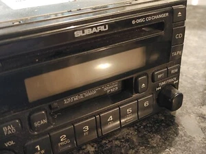 SUBARU 2002 Forester Impreza Tape-CD Player Radio P123 metal 86201-FC080 P123 - Bild 1 von 12