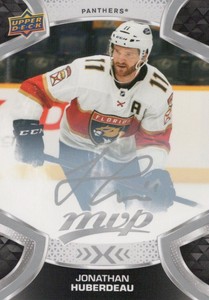 2021-22 MVP HOCKEY JONATHAN HUBERDEAU SILVER SCRIPT #187