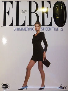 Elbeo Small Size Shimmering Sheer 12 Denier Tights with Lycra  - Picture 1 of 8