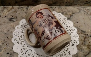WATKINS 1937 CALENDAR ALMANAC STONEWARE COFFEE CUP MADE IN ENGLAND - Picture 1 of 7