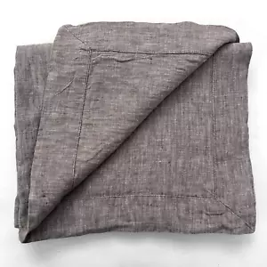 Restoration Hardware 100% Linen Single King Pillowcase Grey-beige Taupe 37x23" - Picture 1 of 10