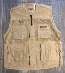 Panasonic Digital Media Vest - Reporter Video Photographer Fishing - Size L NEW - Picture 1 of 5