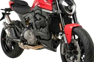 Belly Pan Lower Fender "Matt Black" Ducati Monster 937 2021 Current Puig ABS - Picture 1 of 5