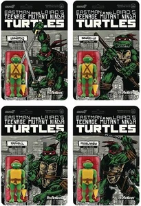 Juego de 4 figuras de reacción TMNT Mirage Variant PX Super 7 - Imagen 1 de 1