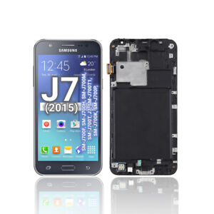 For Samsung Galaxy J7 2015 J700F LCD Touchscreen Screen Digitizer Display +frame