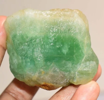 100% Natural Verde Colombia Esmeralda Fluorita 873.40 CT Muestra Faceta Áspera Foto 1 de 4