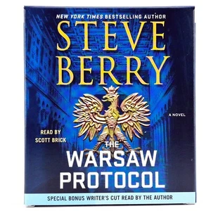 The Warsaw Protocol Unabridged Audiobook by Steve Berry Cotton Malone Series - Picture 1 of 9