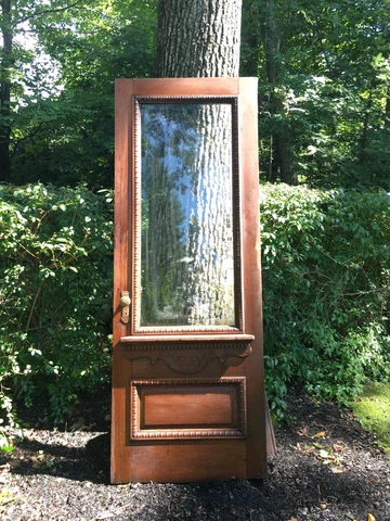 Antique Oak Door From A Brownstone In Harlem Over 100 years old Cover