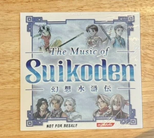 The Music of Suikoden Limited Promo Music CD ~ Konami RPG ~ 2005 - Picture 1 of 4