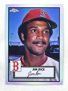 Jim Rice 2021 Topps Chrome Platinum Anniversary Refractor #550 MLB HOF Card - Picture 1 of 2