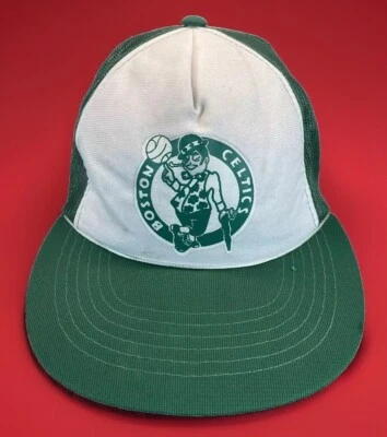 Boston Celtics Trucker Malla Sombrero Ajustable SnapBack De Colección Campeones de la NBA Verde Foto 1 de 4