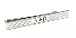 Barra con clip de corbata Alpha Phi Omega Fraternity | accesorios de traje y corbata - nuevo** - Imagen 1 de 2