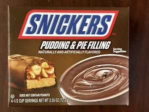 2 Snickers Pudding Pie Filling Dessert Mix Free Shipping - Picture 1 of 3